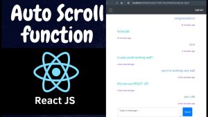 chat scroll to bottom react 